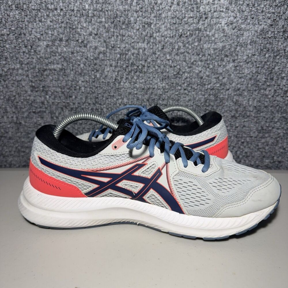 ASICS Gel-Contend 7 Shoes Cushioned Running Sneakers Gray Men’s Size 10 1011B040 - Picture 4 of 8